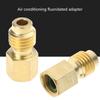 R134A Quick Coupler Connector Adapter Fittings High Low Manifold Connector Brass Adapters Air Conditioning Refrigerants