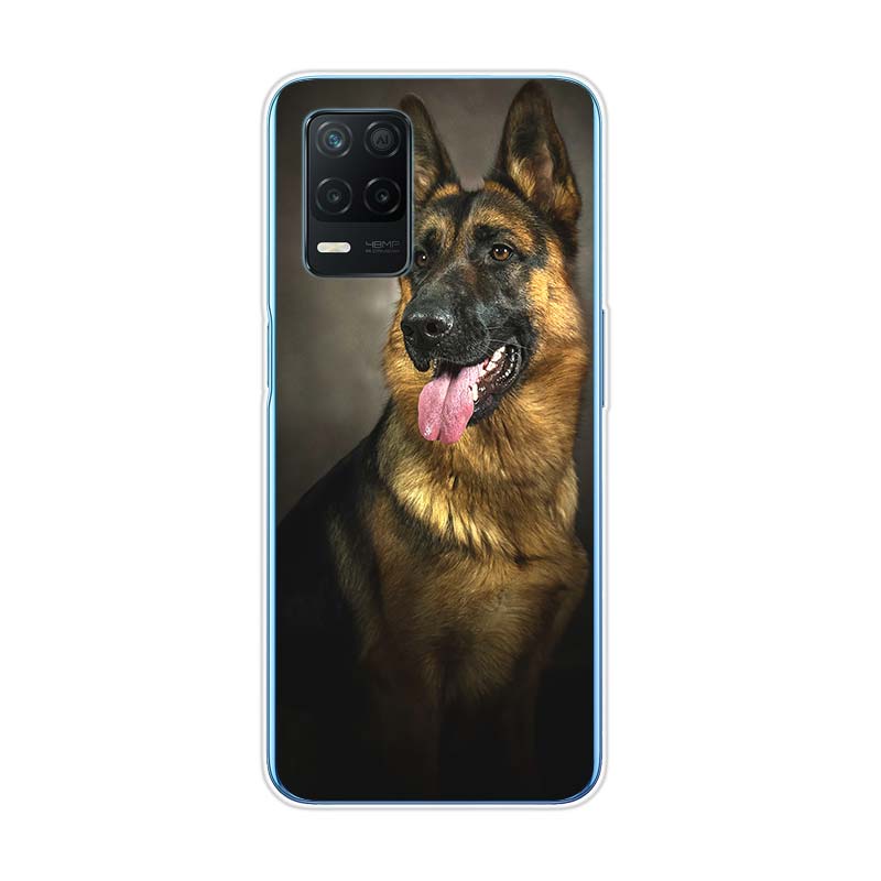 German Shepherds Dogs For Realme 8 8i V3 V5 GT Neo Flash Edition Explorer Master Neo2 Narzo 30 50i 50A C21Y Phone Case