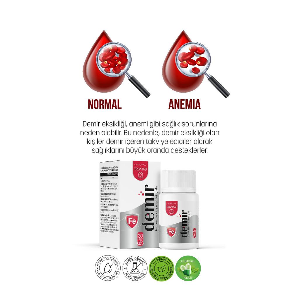 Iron Vitamin 30 Capsules