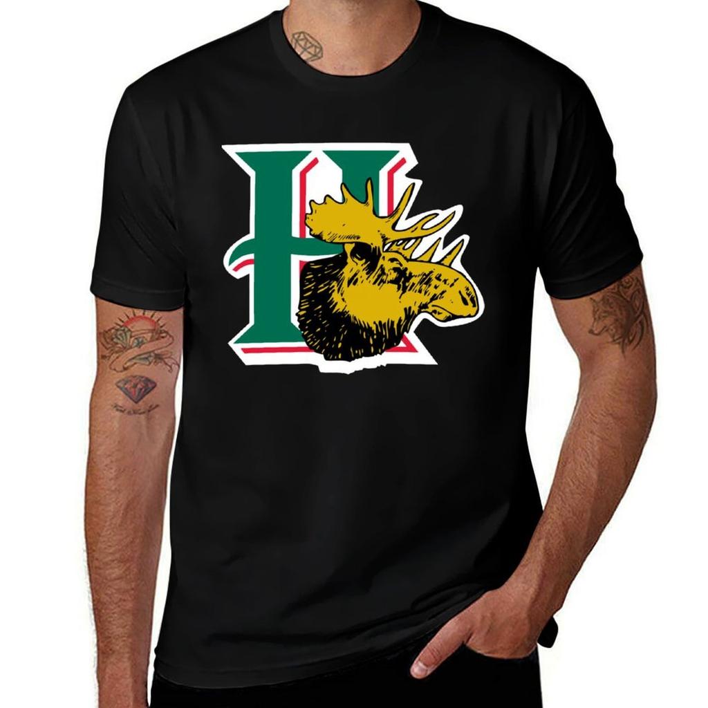 Halifax Mooseheads T-Shirt All Match Print Short Sleeve Top