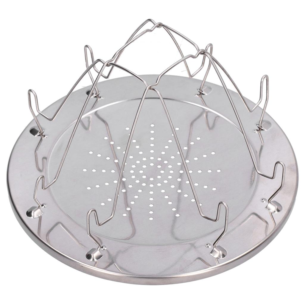 Folding Camp Stove Toaster Stainless Steel Camping Toaster Rack Holder for BBQ Party Outdoor Picnic