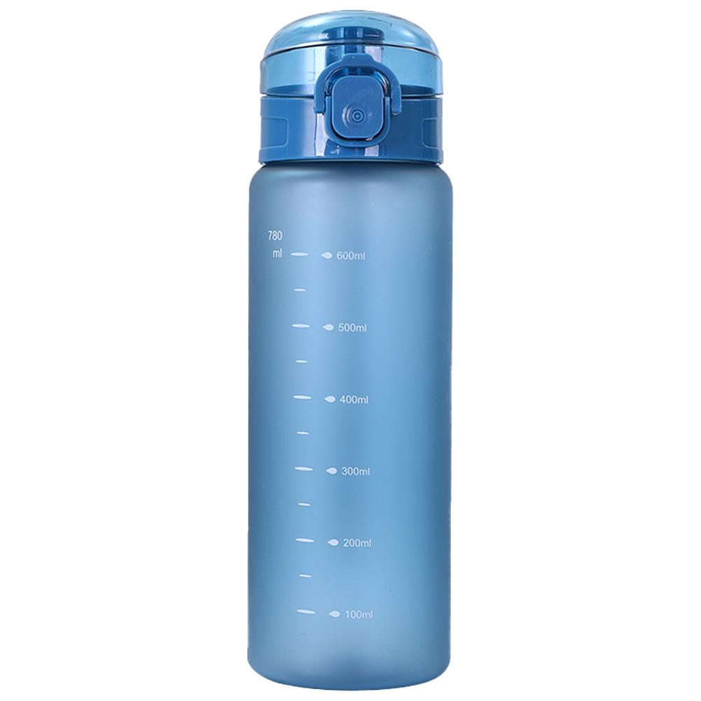 780ml Reusable Water Bottle with Carrying Strap Outdoor Drinking Cup Leak-Proof Portable Water Kettle for Travel Gym