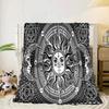Astrological Symbols Mandala Blanket Flannel Blanket Throw Blanket Sofa Cover Blanket Soft Premium Blanket Picnic Blanket Tv Blanket Gifts