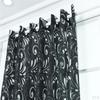 Grommet Floral Textured Bay Window