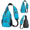 Mans Casual Daypacks Travel Chest Pocket Shoulder Backpacks Nylon Crossbody Bag
