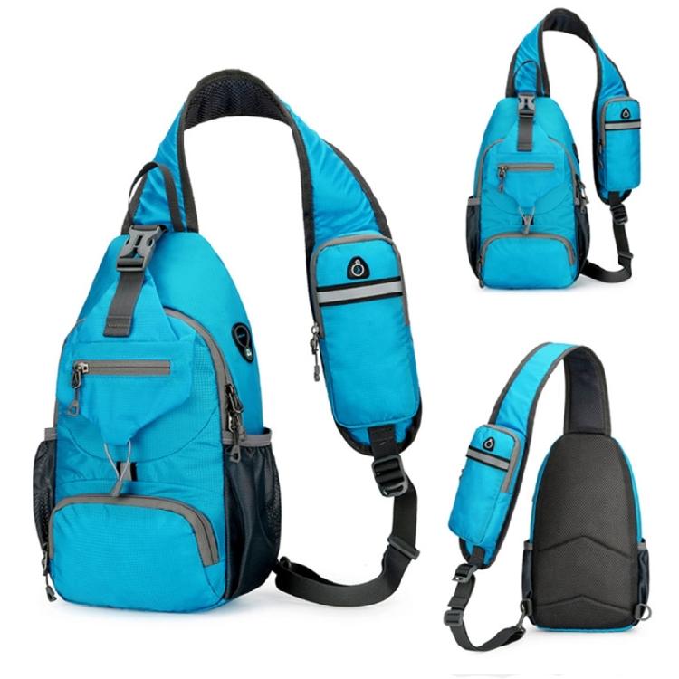 Mans Casual Daypacks Travel Chest Pocket Shoulder Backpacks Nylon Crossbody Bag