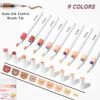 ROSYMENG 126/9 Colors Acrylic Paint Marker Pens Soft Brush Professional Drawing Pens PK LANGUO School Stationery Art Supplies