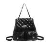 New Versatile Chain Backpack Student Large Capacity School Bag Fashion Trend Small Backpack