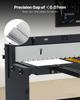 Foot Stomp Sheet Metal Shear, 1320 mm Width Manual Floor Shear, with Soild Steel Frame, Adjustable Blade Gap, Material Stops, Foot-Pedal Control for