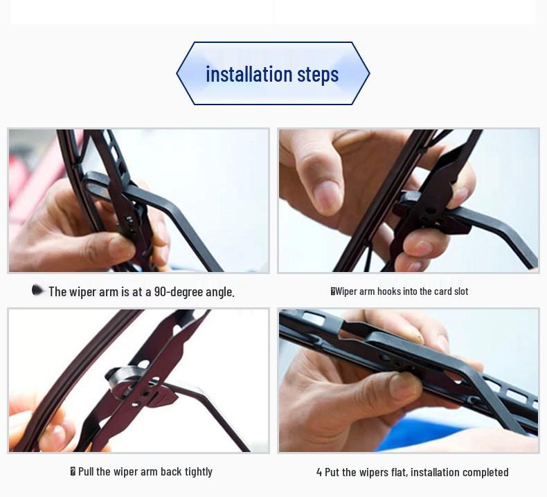Compatible Wipers for Yangtze M04, V8100 EV, SM01, SP04, SP06, and SM07 Trucks.