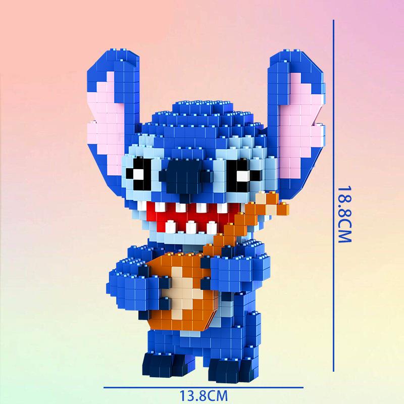 Funny Anime Figure Interstellar Bricks Small Particles Construction Bricks Assembled Puzzle Pen Holder Block Toy Kids Christmas