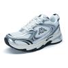 Kappa Stoff Synthetikleder 3M Reflektierend Dekonstruiert Y2K Retro Verschleißfest Atmungsaktiv Niedrig geschnitten Dad Shoes Unisex Sneaker Silber K0DZ5MC39-012