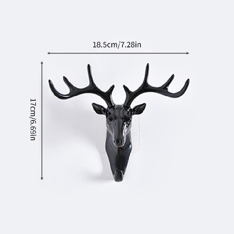 Elephant Deer Adhesive Wall Hanger Plastic Decorative Hook For Entryway Organization Gift Ready Home Accessory