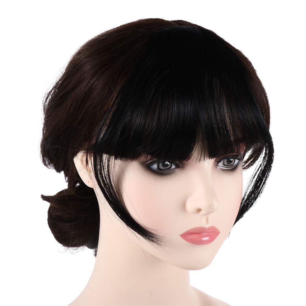 Clip In Bangs for Women Hair Extension Accessories False Hair Fringe Hairpieces Air Bangs Synthetic