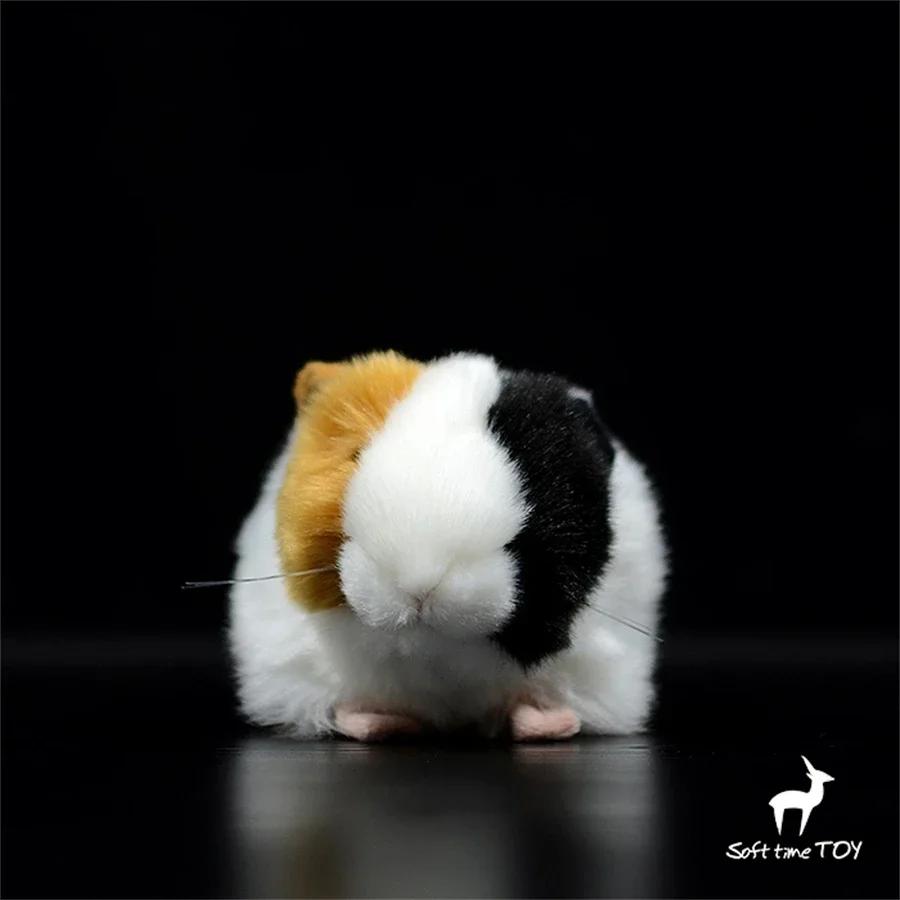 Guinea Pig High Fidelity Anime Cute Plushie Cavy Plush Toys Lifelike Hamster Animals Simulation Stuffed Doll Kawai Toy Gifts