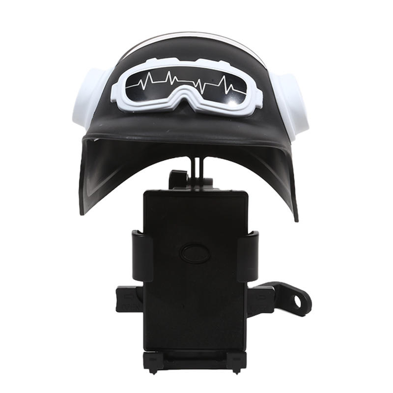 Handlebar Helmet Cell Phone Holder Self-driving Sun Resistant Phone Navigation Mount Bracket for Motorcycle Electric Vehicles Bicycle