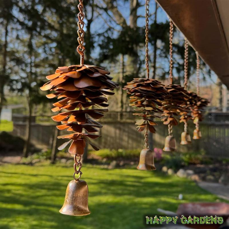 

Pine Cone With Bell Ornament Seasonal Bells Ornaments For Tree Rustic Garden Pinecone Crafts For Door Wall Fireplace China Mainland