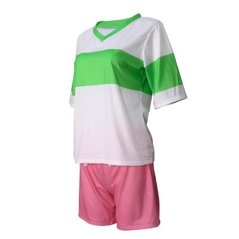 Spirited Away Ogino Chihiro Clothing Comic-Con Short Sleeve Loose Suit Stage Performance Clothing