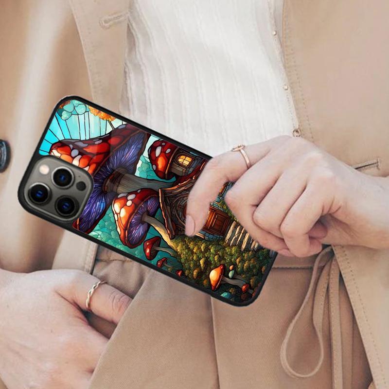 

Mushroom House Magnetic Phone Case For APPLE iPhone 17 Air 16 14 13 12 Pro Max 15 Plus Wireless Charge With MagSafe Cover iPhone 14