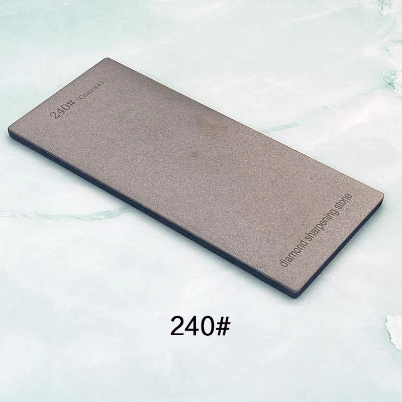 120/600/1500/3000 Grit Diamond Sharpening Stones Knife Sharpener Anti-skid Base Kitchen Knife Sharpening Tool Set Flake Plate