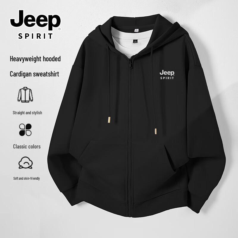 

JEEP SPIRIT Men s Casual Hooded Jacket 5XL
