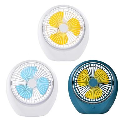 Table Fan USB Rechargeable Air Circulation Fan 3Speeds Adjust Powerful for Home and Office