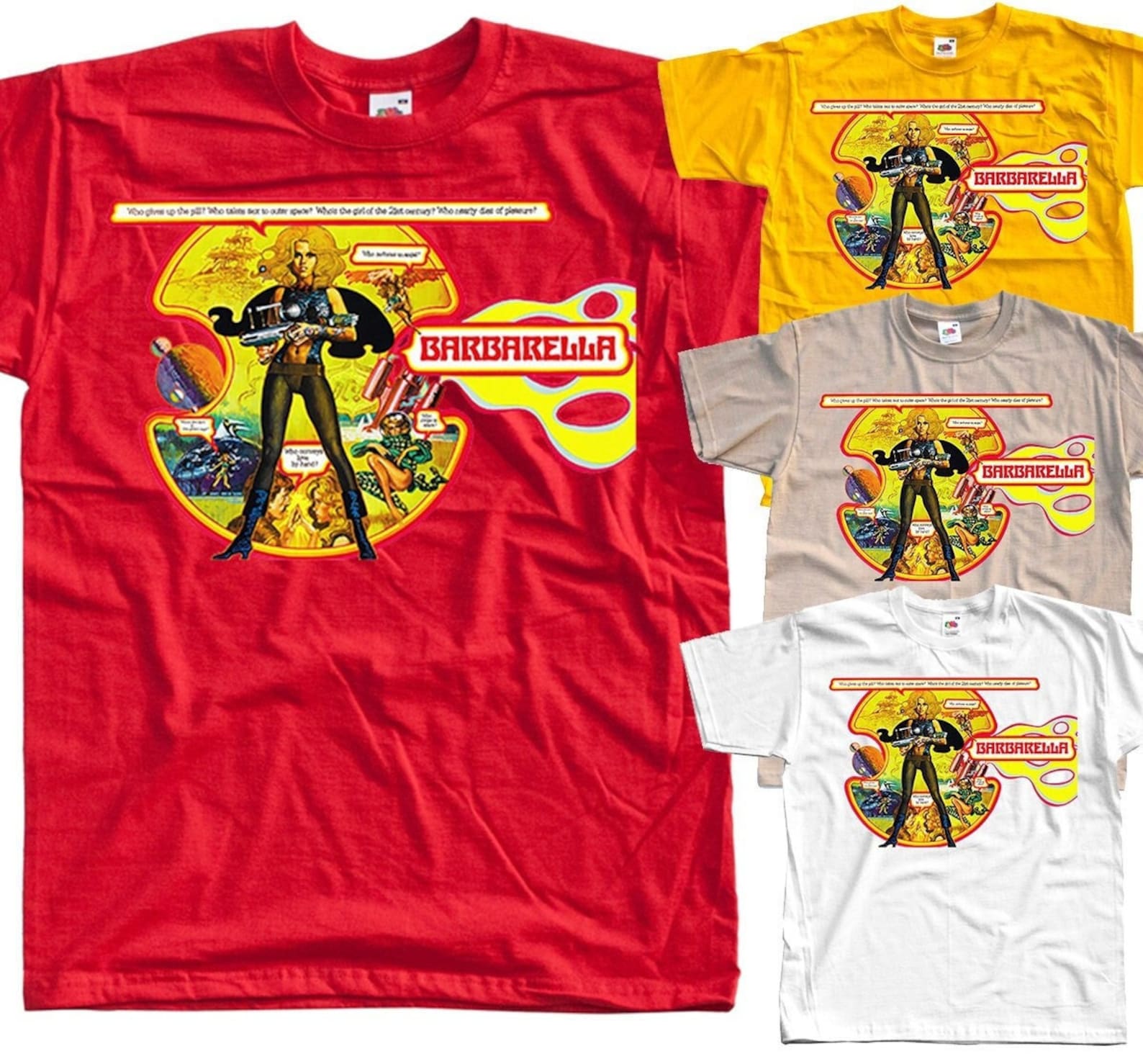 Barbarella V6 Poster Men T-Shirt all sizes S-5XL XL