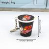 Simulation Instant Noodles Keychain Backpack Turkey Noodle Hanging Pendant Small Ramen Keychains Keyring For Kids