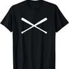 Crossed Bats Baseball T-Shirt