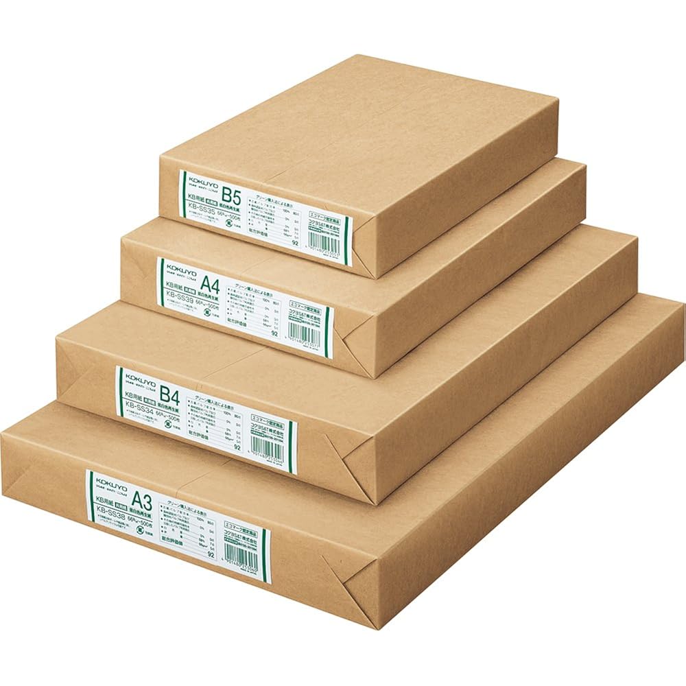 Kokuyo (KOKUYO) copy paper, A3 paper thickness 0.10mm, 500 sheets, PPC paper, shared paper, low w...