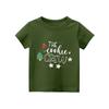 Christmas Day Toddler Girl Boy T-Shirts Kids Top Boys And Girls Printed Short Sleeved T-shirt