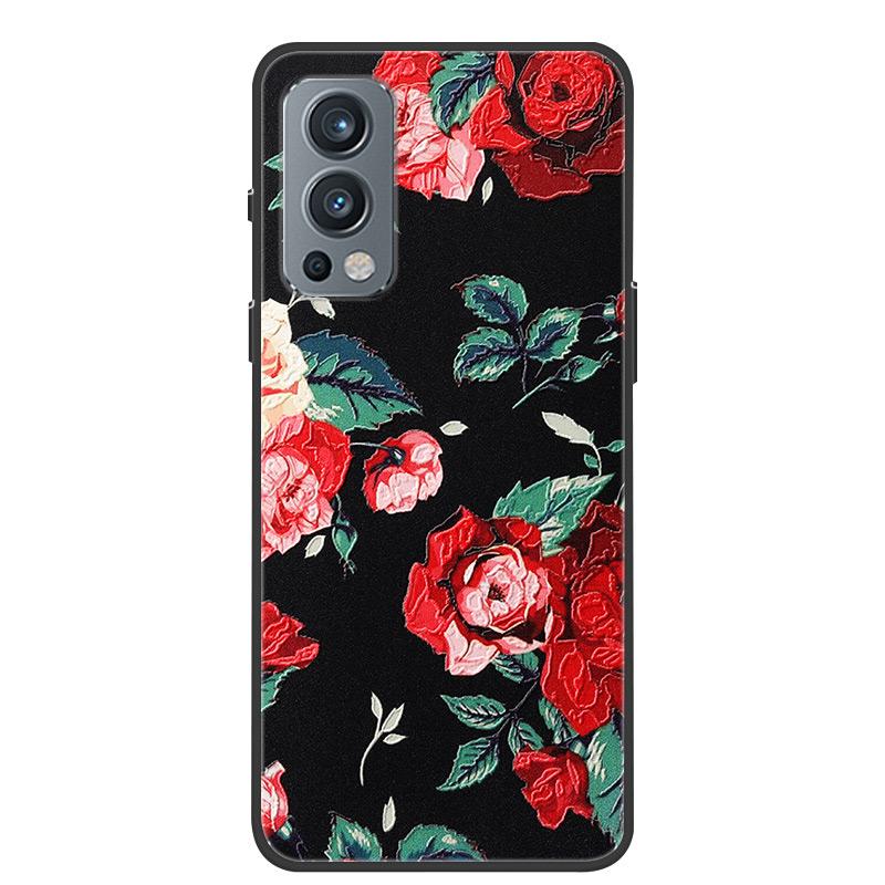 För Oneplus Nord 2 5G Fodral 3D Drake Prägling Mjuk TPU Silikon Baksidesfodral För Oneplus Nord2 5G One Plus Nord 2 Coque Bumper