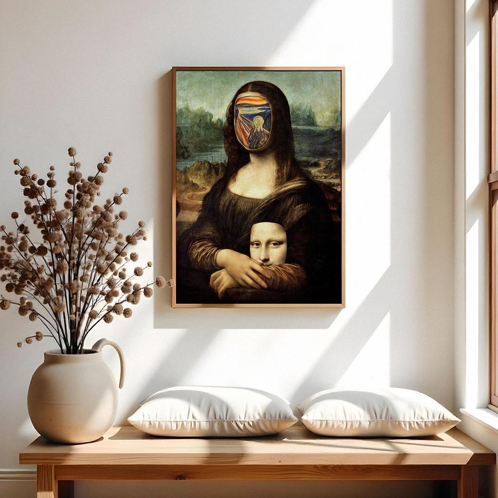 Plakat Mona Lisa scream