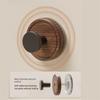 2pcs No Drilling Suction Cup Wood Hook Hanging Towel Rack Easy Installation Bathroom Wall Hook Save Space Reusable Door Hook