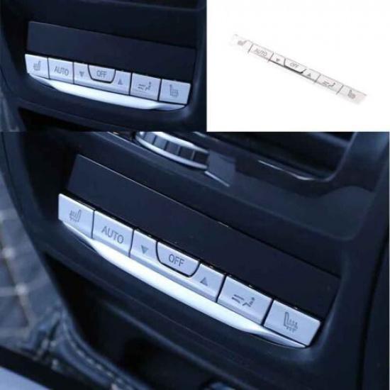 2018- Cover Trim For BMW X3 G01 X4 RearAir Conditioning Button ABS Silver