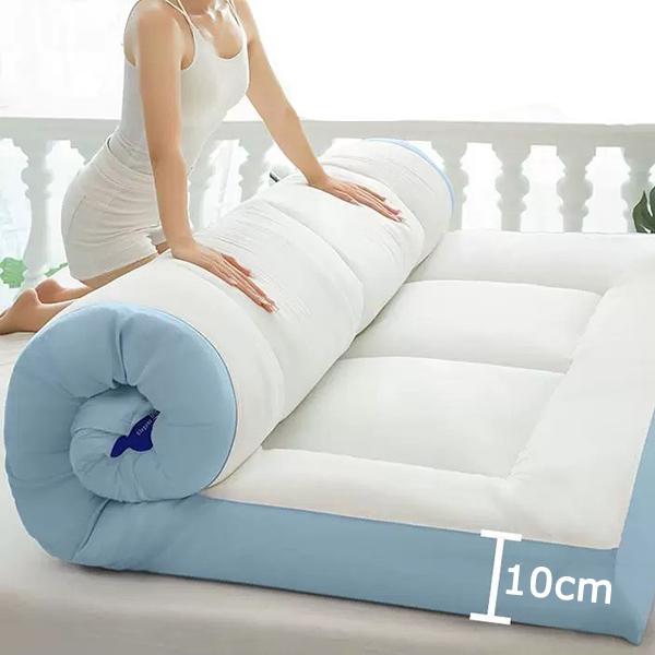 WTEMPO Color Matching Mattress Soft Pad Mattress Household Soft Plush Mattress Non-deformable Bedding Student Dormitory Rental House Floor Thick Mat