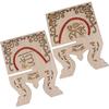 Detachable Quran Scripture Stand Holders Book Rack Home Decoration (Red Rhinestones)