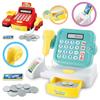 Supermarket Calculator Cash Register Toy Cash Register Educational With Sound And Light Pretend Scanner Gift for Kids