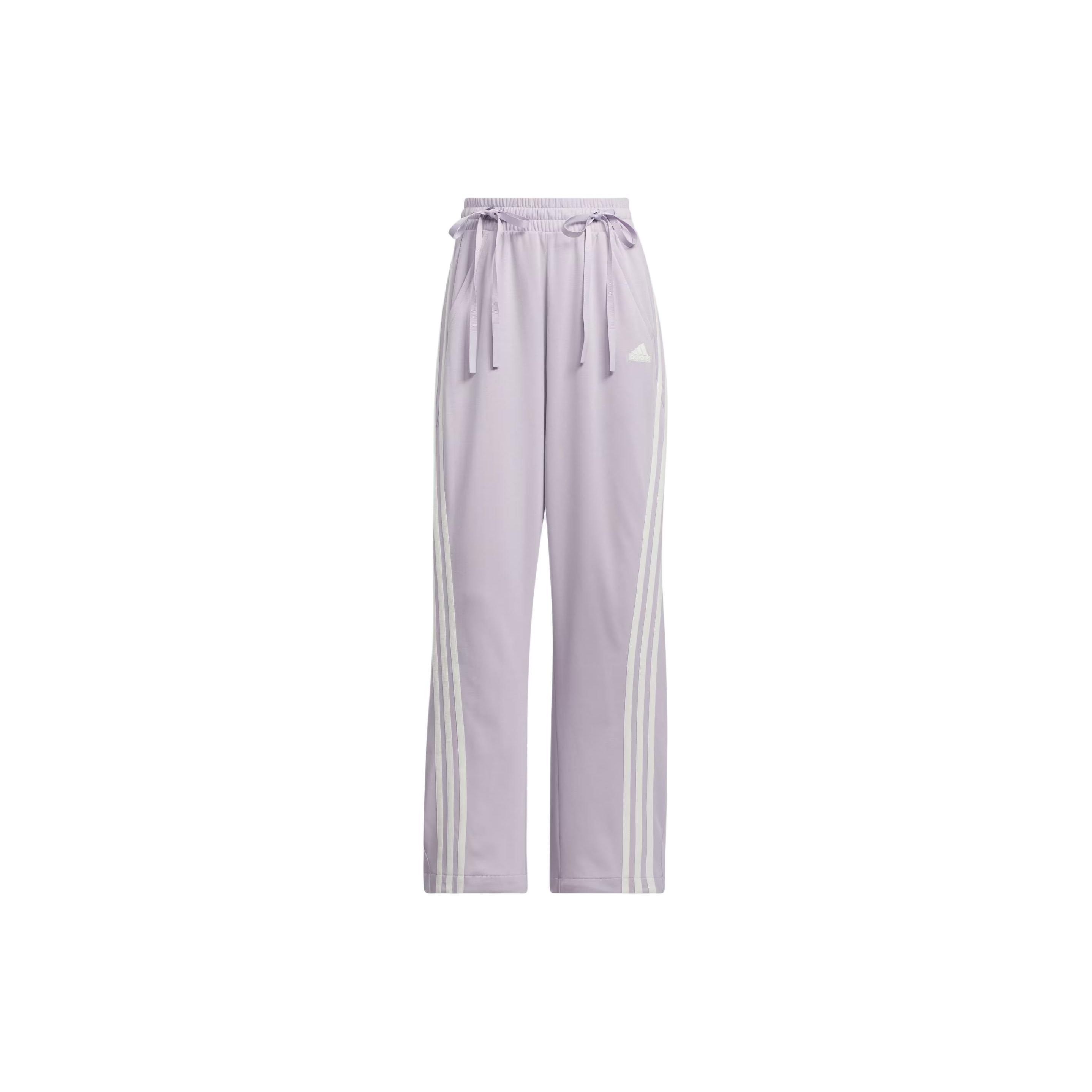 

Новые трикотажные джоггеры Adidas Dance Interlock Женские серебристо-фиолетовые JI9782