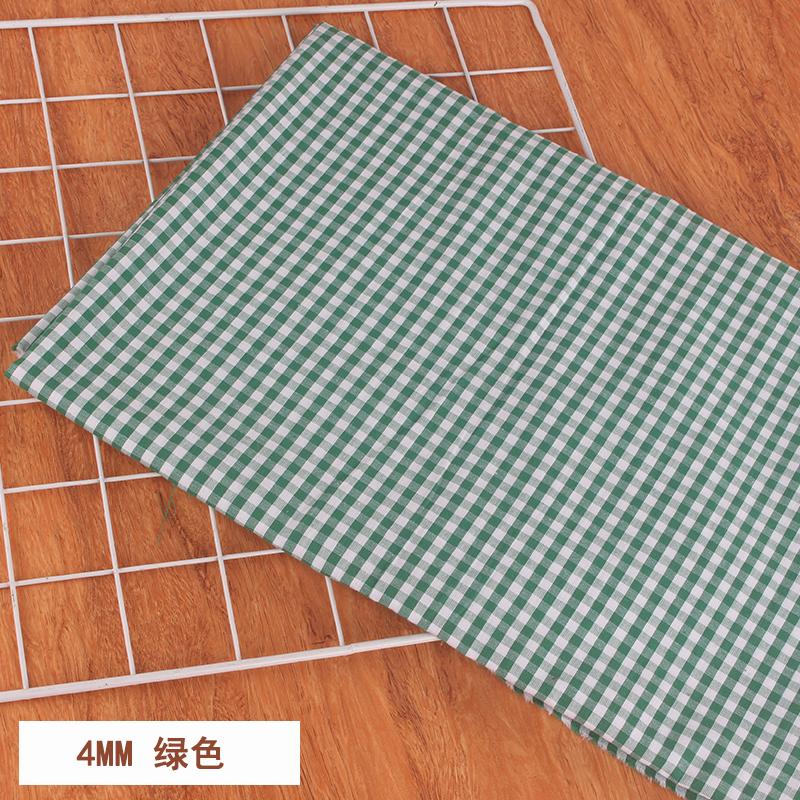 100% Bawełna Mała Krata Tkanina na Metr na Spódnice Ubrania Poszewki na Poduszki Szycie Oddychająca Sukienki Tkanina Różowy Żółty Przyjazna dla Skóry