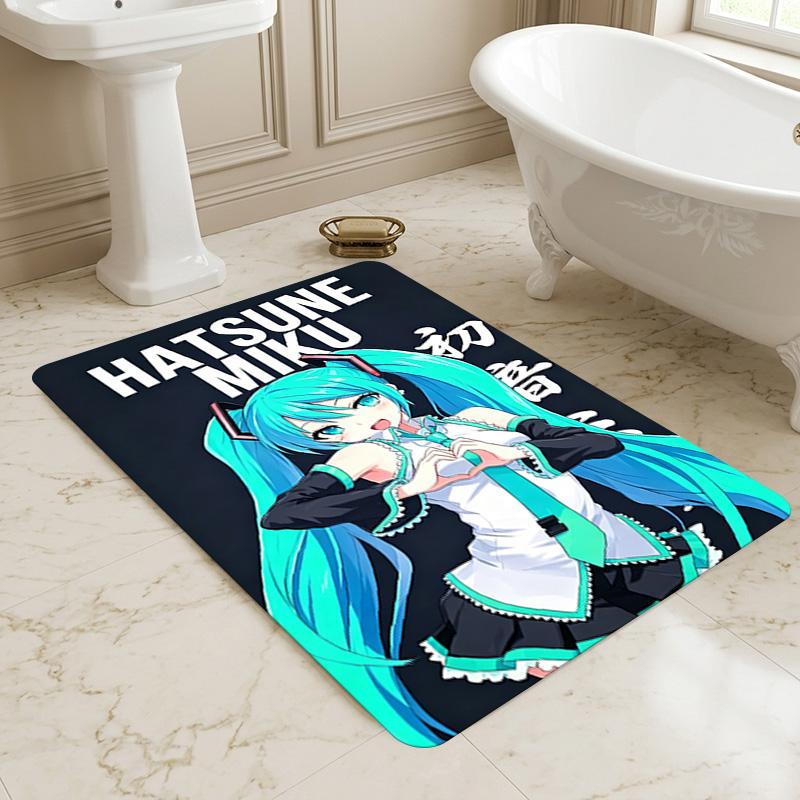 Vocaloid Art Living Room Nonslip Area Rug Soft Carpet For Bedroom Game Playroom Sofa Office Home Decor Doormat Christmas Gift C9268