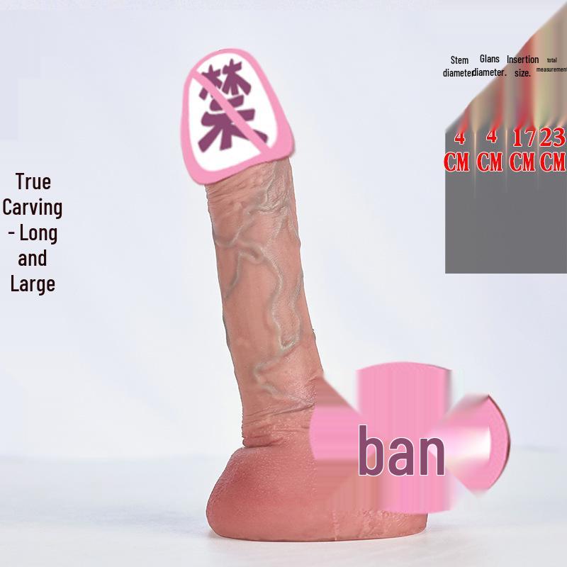 Dildo Realistico in Silicone Extra Large - Giocattolo per Adulti Morbido e Spesso