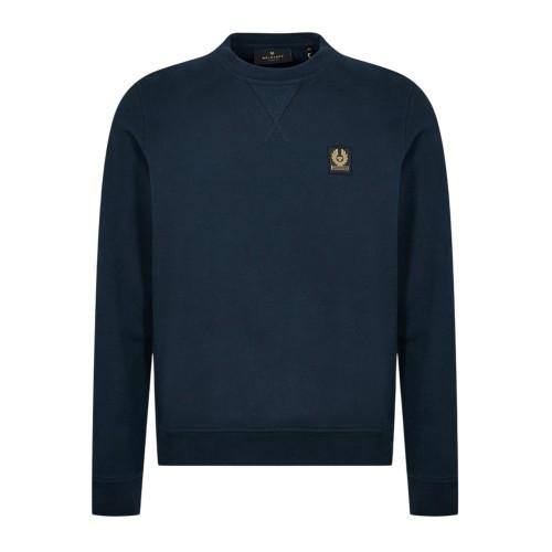 Belstaff Mens Embroidered Logo Cotton Sweatshirt