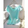 Elegant Spring Oversize Tshirt With Embroidery For Women