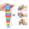 3D Flexible Articulated Slug Snail Toy - Colorful All Ages Anti-Anxiety Sensory Relief Fidget Toy for Children