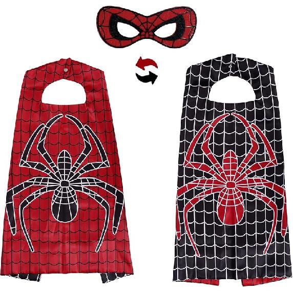 Superhero Capes for Kids,Hero Capes and Masks Fit for 4-12years old boy and girls Dress up and Holiday Costumes. Modern