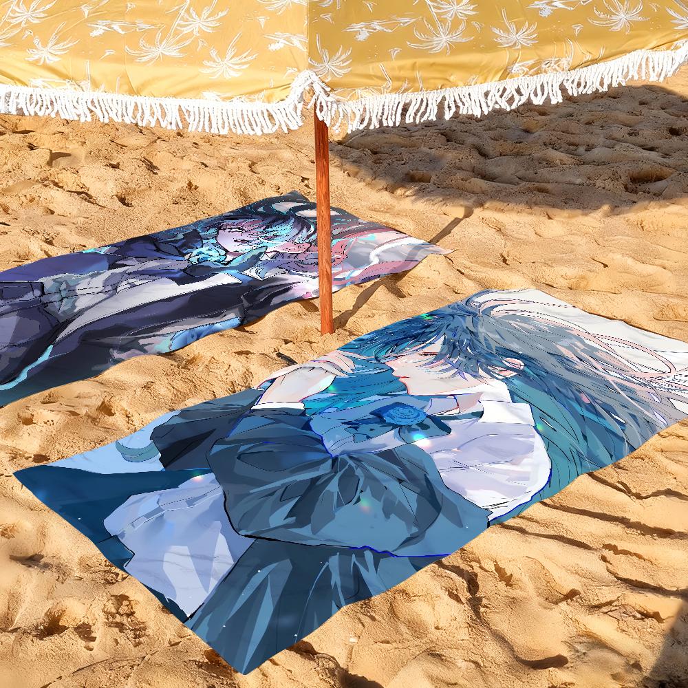 Japanese Singer Ado Kyogen Towel Soft Pool Gift For Travel Gym Shower Camping Quick Dry Sports Large Beach Towels