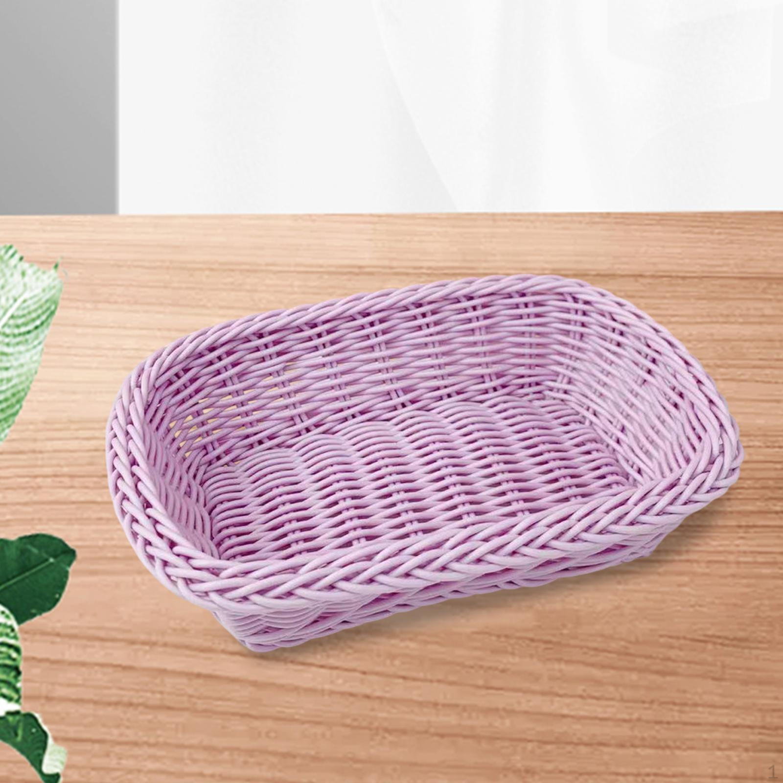 Сплетенная вручную корзина для хранения косметики коробок всякой всячины тарелок украшений для стола органайзеров для закусок 895₽