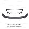 Glossy Black Front Lip Spoiler & Front Bumper Lip Kit for Tesla Model Y Juniper 2025+ - AD Sport Body Kits Styling Accessories