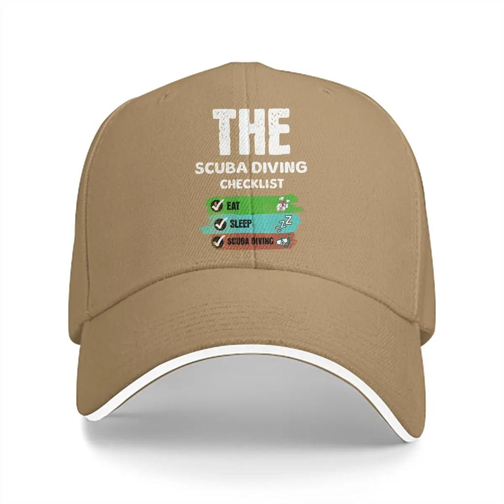 Pure Color Dad Hats Eat Sleep Scuba Hat Sun Visor Baseball Caps Dive Diving Peaked Cap